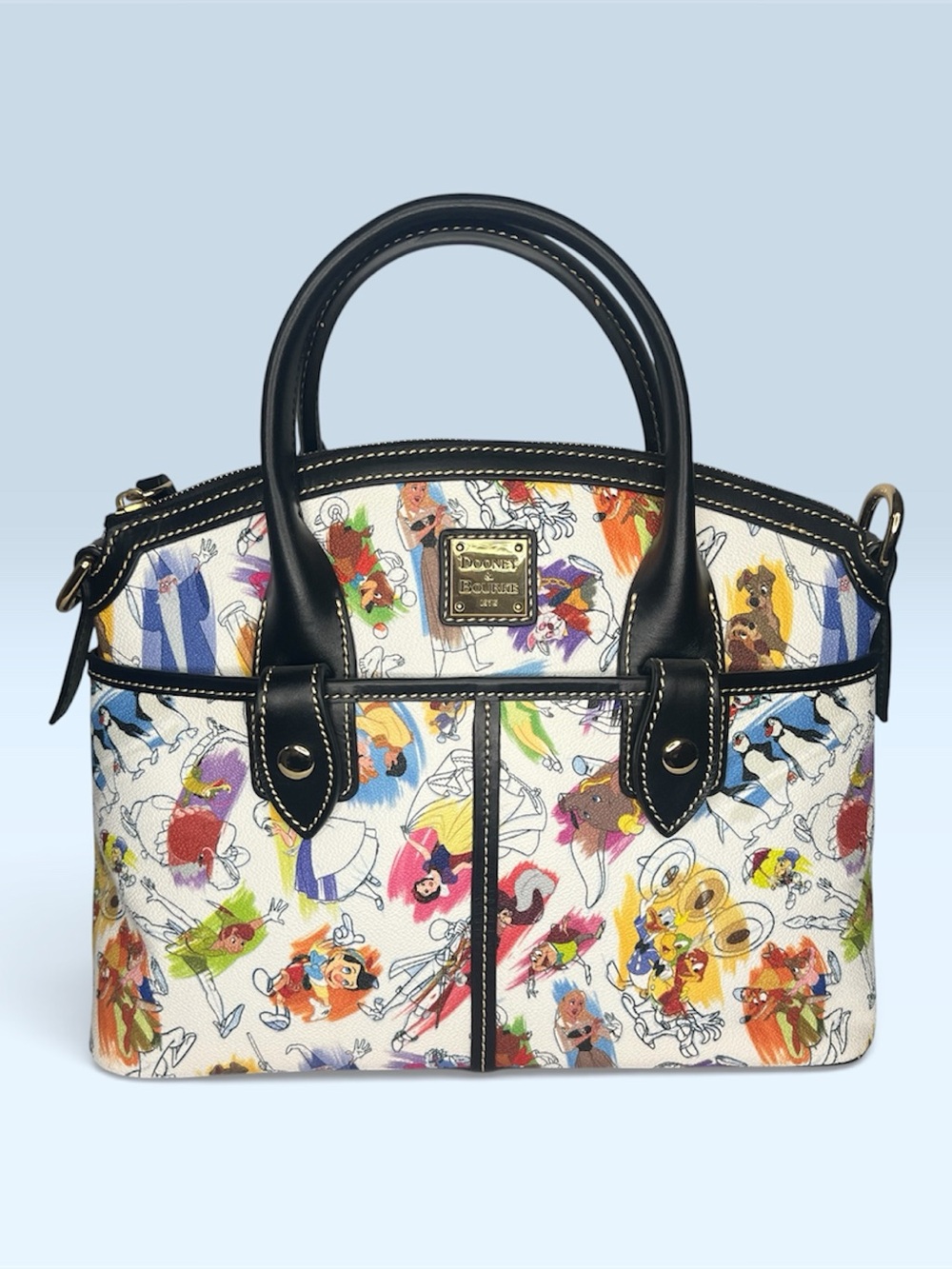 Disney Dooney & Bourke Ink & Paint Satchel NWT RARE 3 Br’er Rabbit Placement